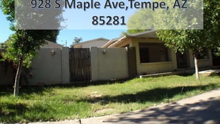 928 s Maple ave,Tempe, AZ 85281