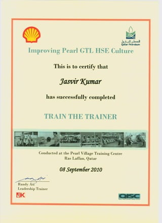 Jasvir certificates