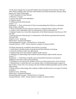 Cultural Diversity in Health and Illness 9th Edition Spector Test Bank ...
