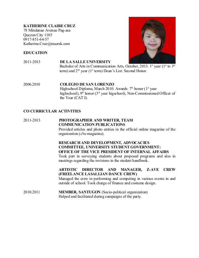 Dlsu edu ph resume