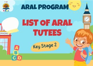 Comprehensive ARAL Tutoring Progress and Attendance Tracker | DOCX