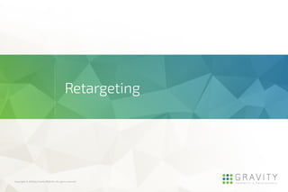 Copyright © 2016 by Gravity R&D Zrt. All rights reserved.
Retargeting
 