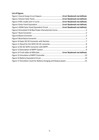 Design of 450W Solar Battery Charging System | PDF