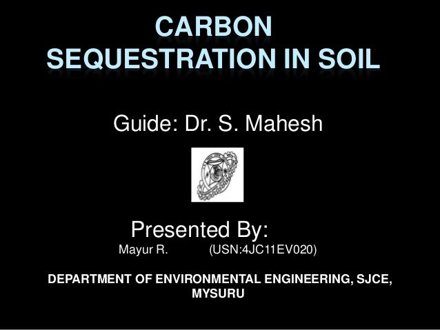 Soil carbon sequestration ppt