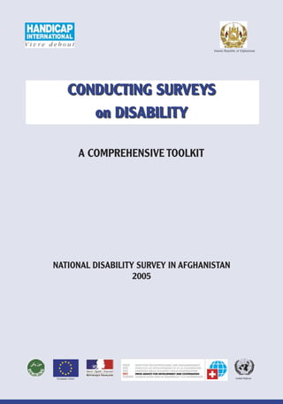HI 92a - Conducting surveys on disability : a comprehensive toolkit Slide 3