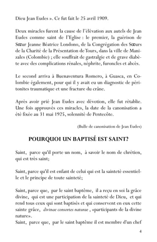 Mai 31: 92 ans de la canonisation de Saint  Jean Eudes