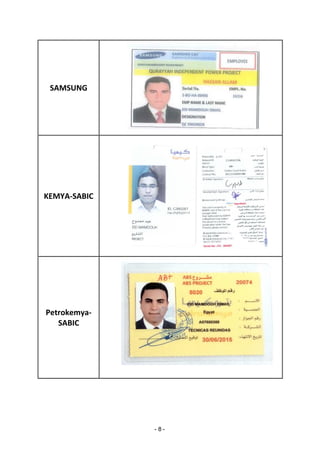 - 8 -
SAMSUNG
KEMYA-SABIC
Petrokemya-
SABIC
 