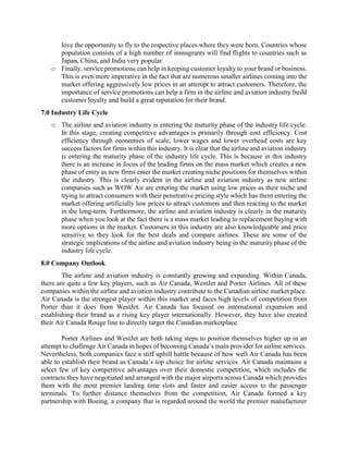 Air Canada External Analysis | PDF