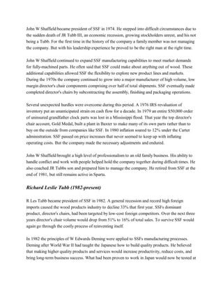 History of SSF | DOC