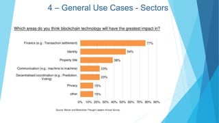 4 – General Use Cases - Sectors
 