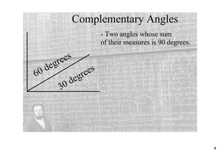 9.3 Classifying Angles