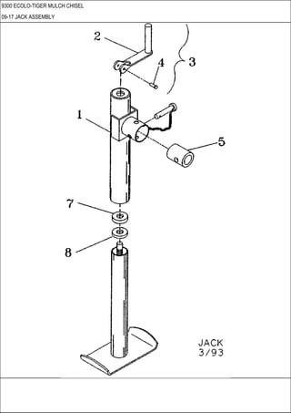 9300 ECOLO-TIGER MULCH CHISEL
09-17 JACK ASSEMBLY
 
