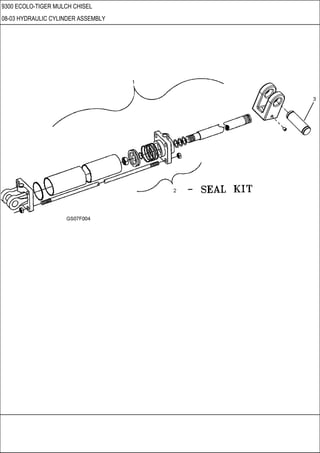 9300 ECOLO-TIGER MULCH CHISEL
08-03 HYDRAULIC CYLINDER ASSEMBLY
 