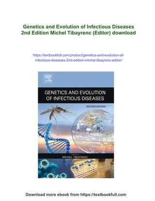 Genetics and Evolution of Infectious Diseases 2nd Edition Michel ...