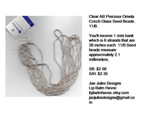 Hidden Treasure Bazaar PART TWO 9/30/14 8:00PM EST