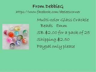 Hidden Treasure Bazaar PART TWO 9/30/14 8:00PM EST