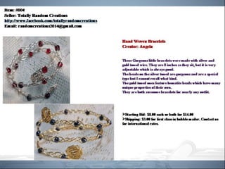 Hidden Treasure Bazaar PART TWO 9/30/14 8:00PM EST