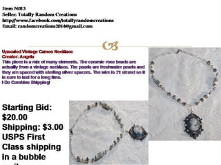 Hidden Treasure Bazaar PART TWO 9/30/14 8:00PM EST