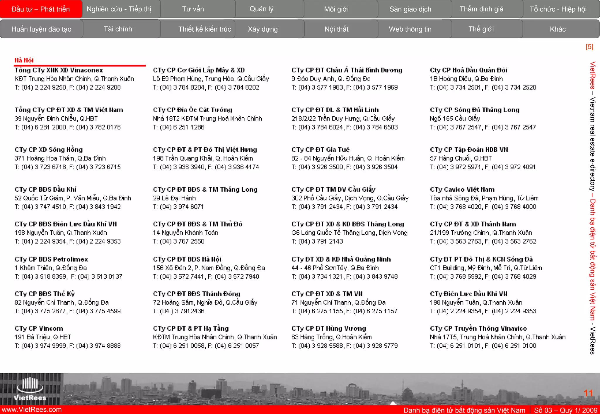VietnamRealEstate_E-Directory_VN_Q1_2009