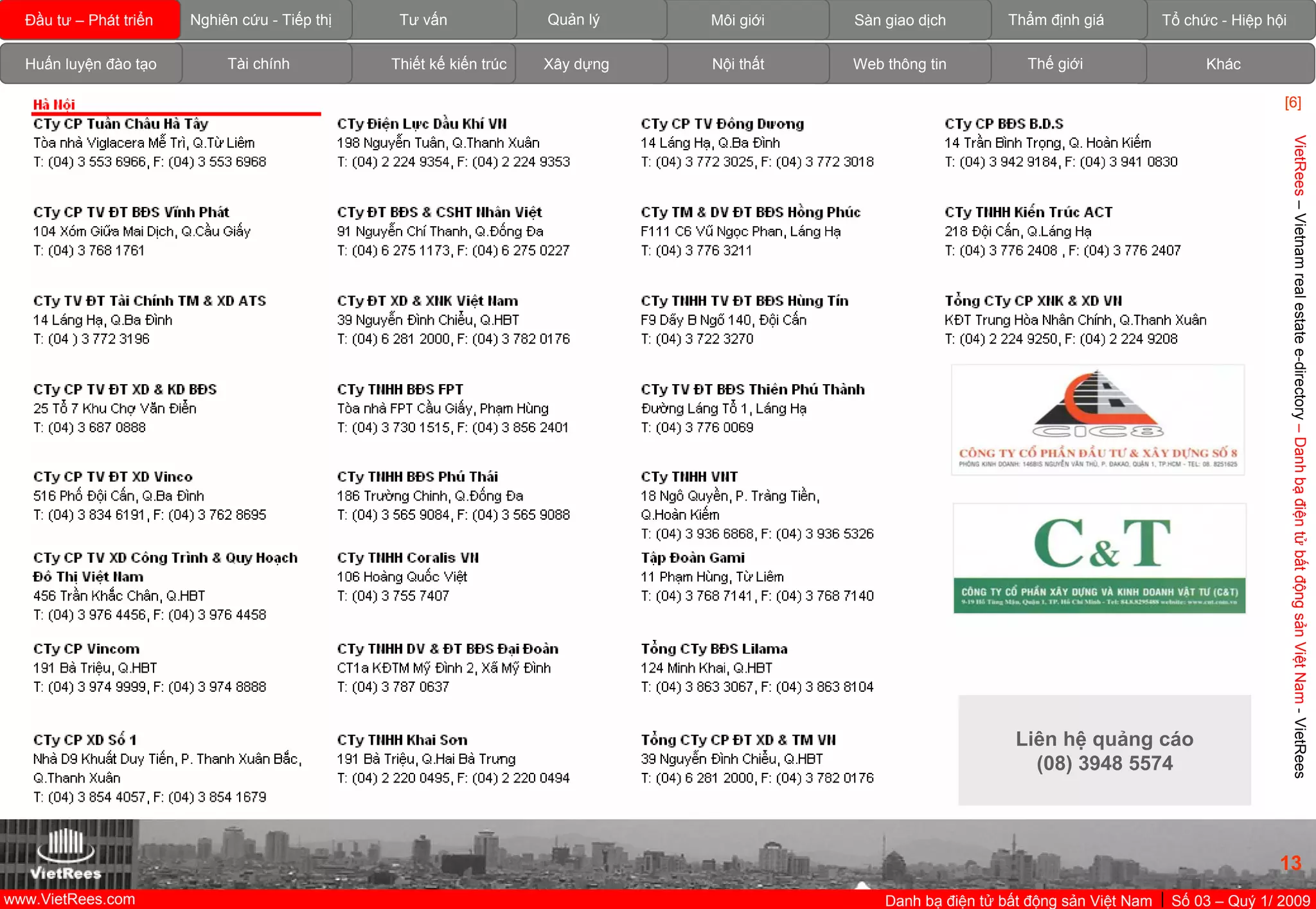 VietnamRealEstate_E-Directory_VN_Q1_2009