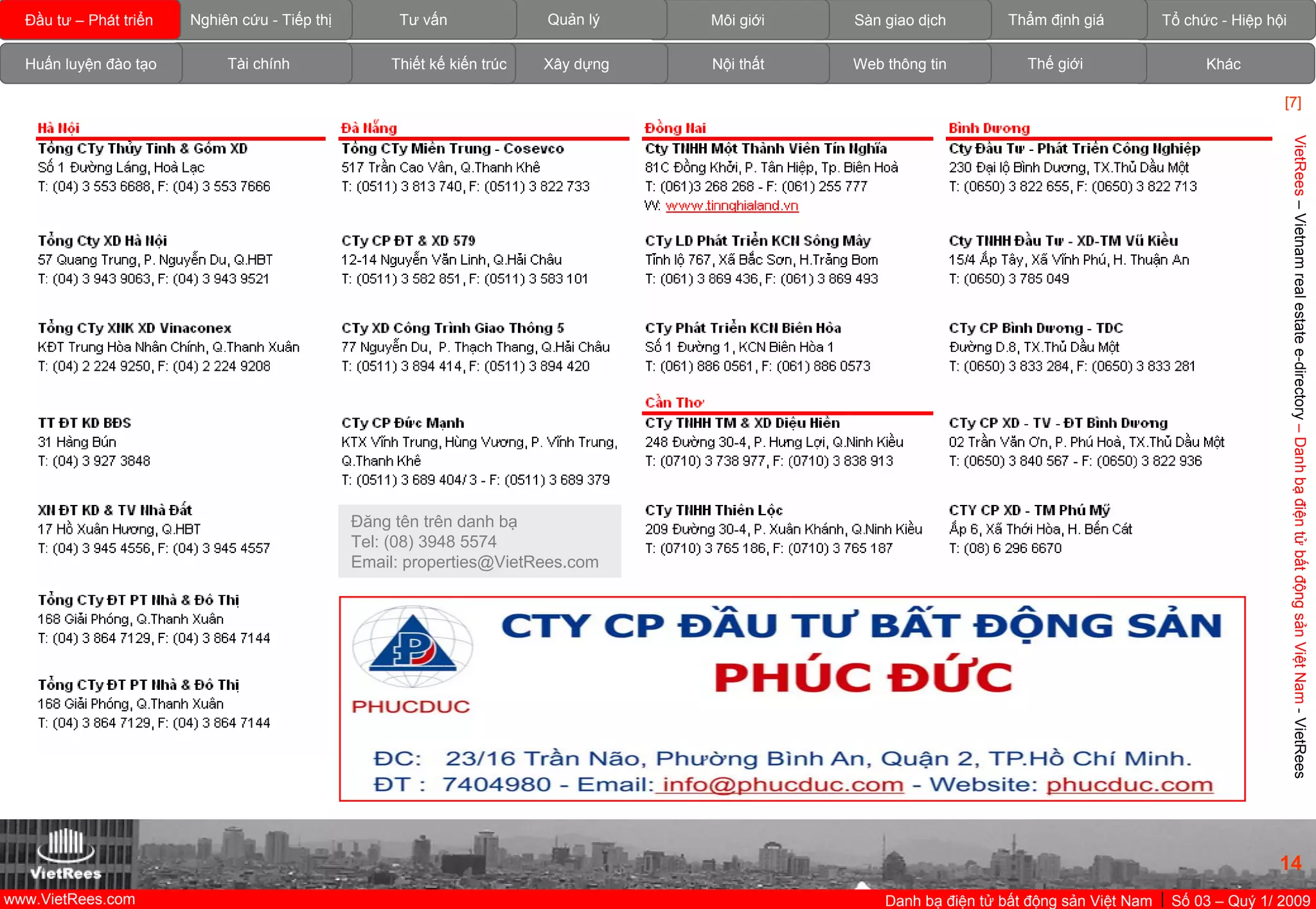 VietnamRealEstate_E-Directory_VN_Q1_2009