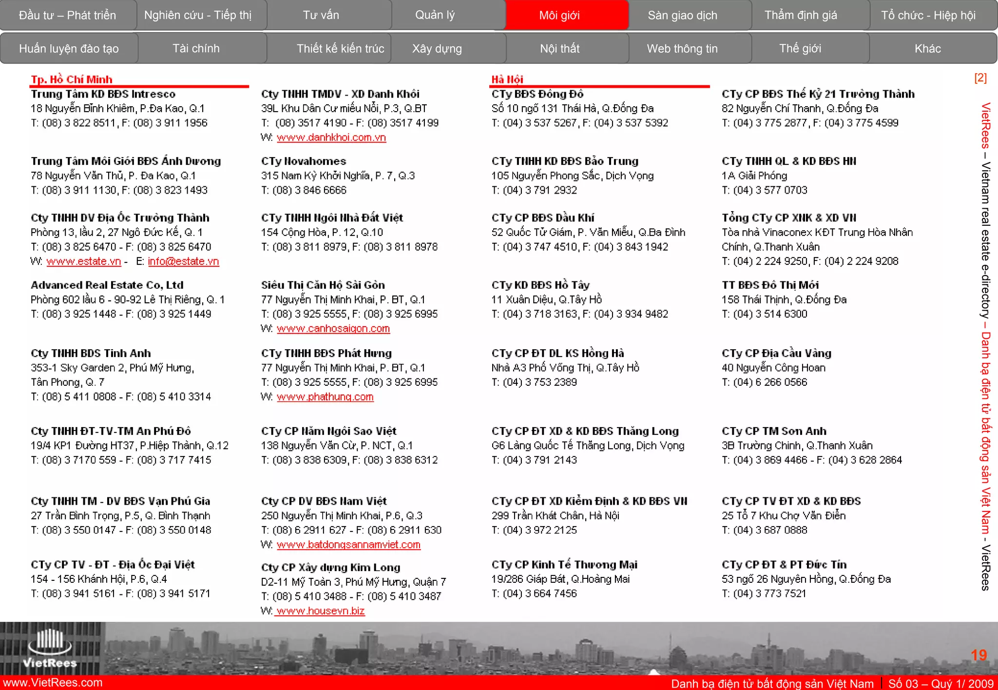 VietnamRealEstate_E-Directory_VN_Q1_2009