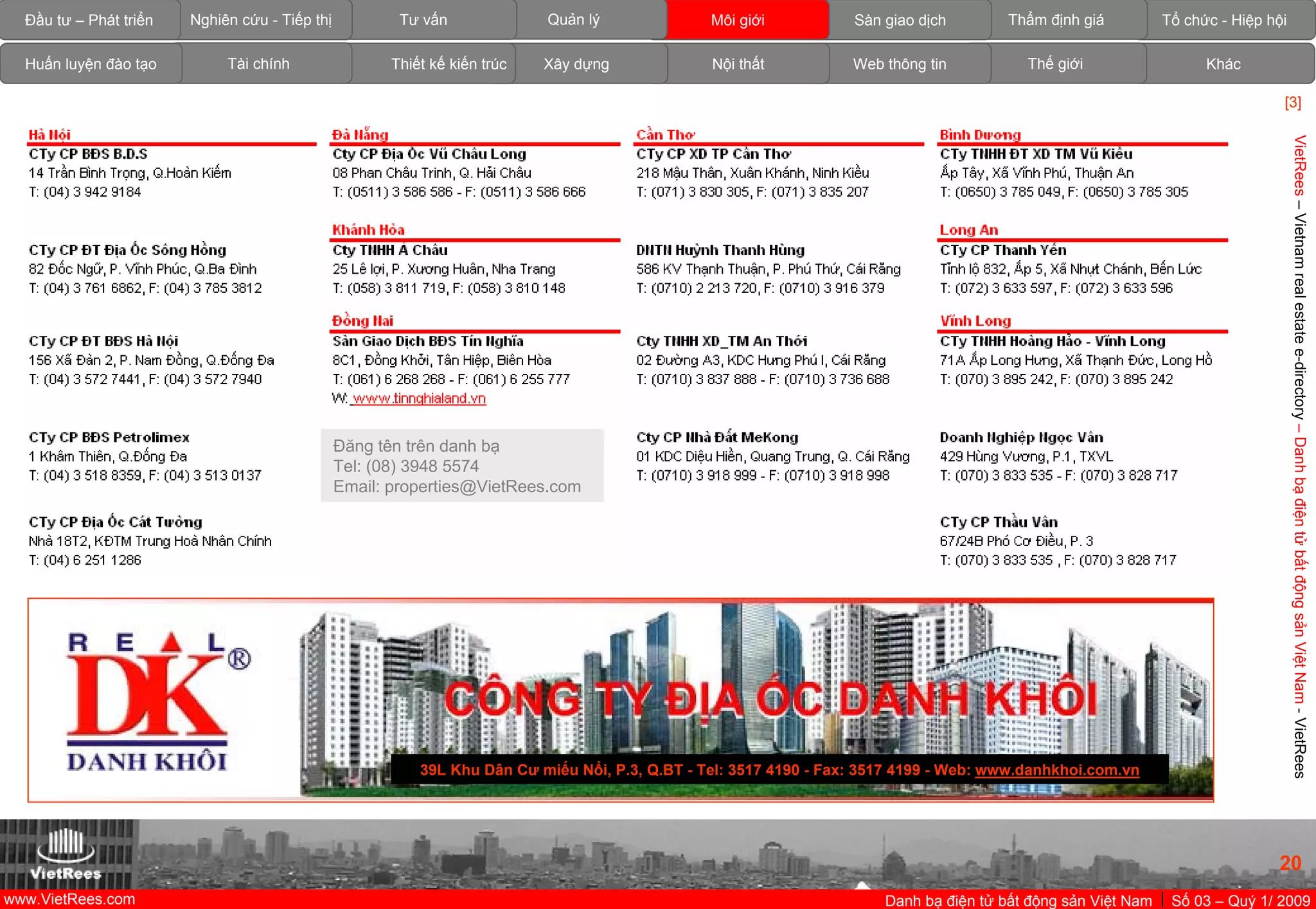 VietnamRealEstate_E-Directory_VN_Q1_2009