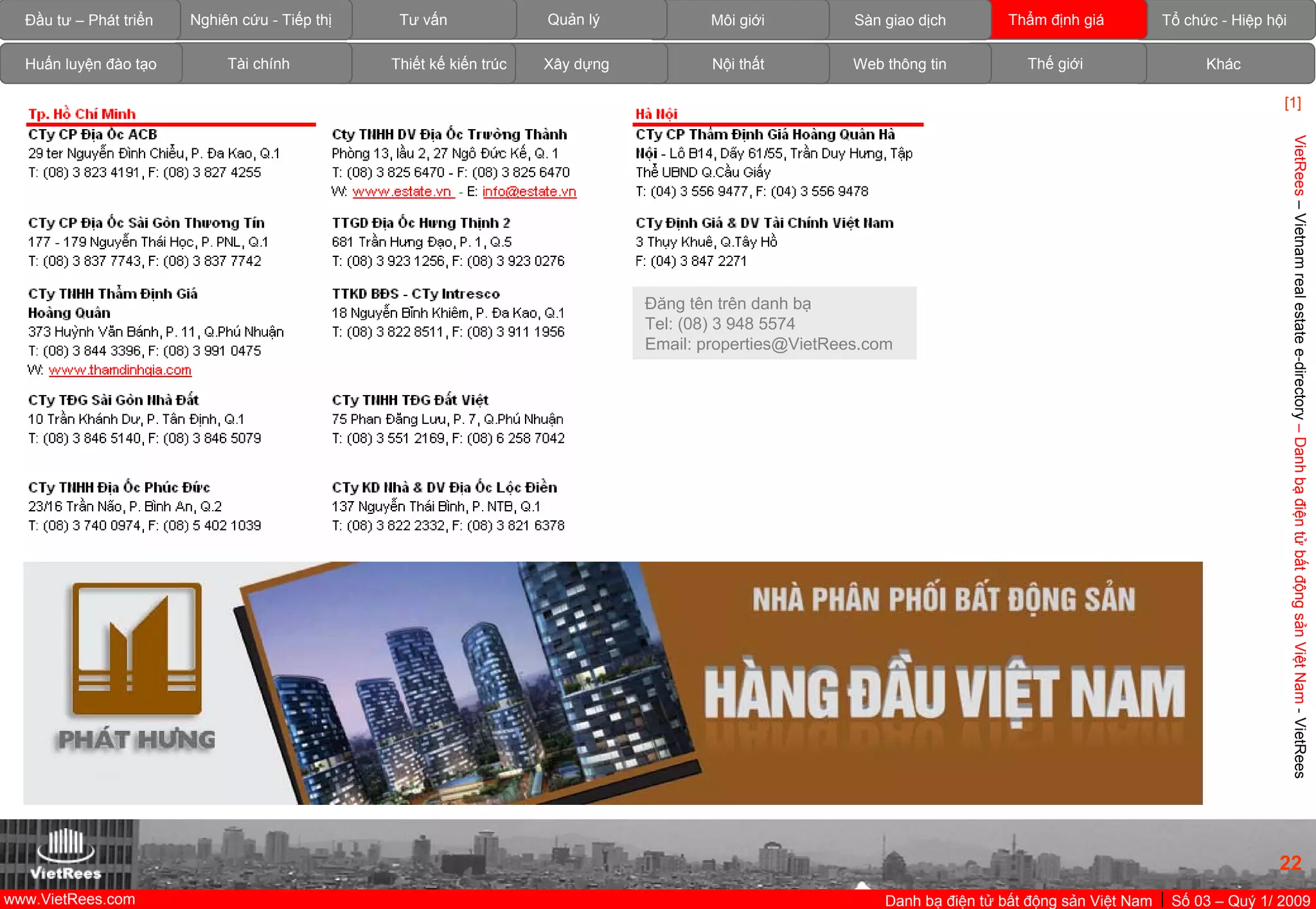 VietnamRealEstate_E-Directory_VN_Q1_2009