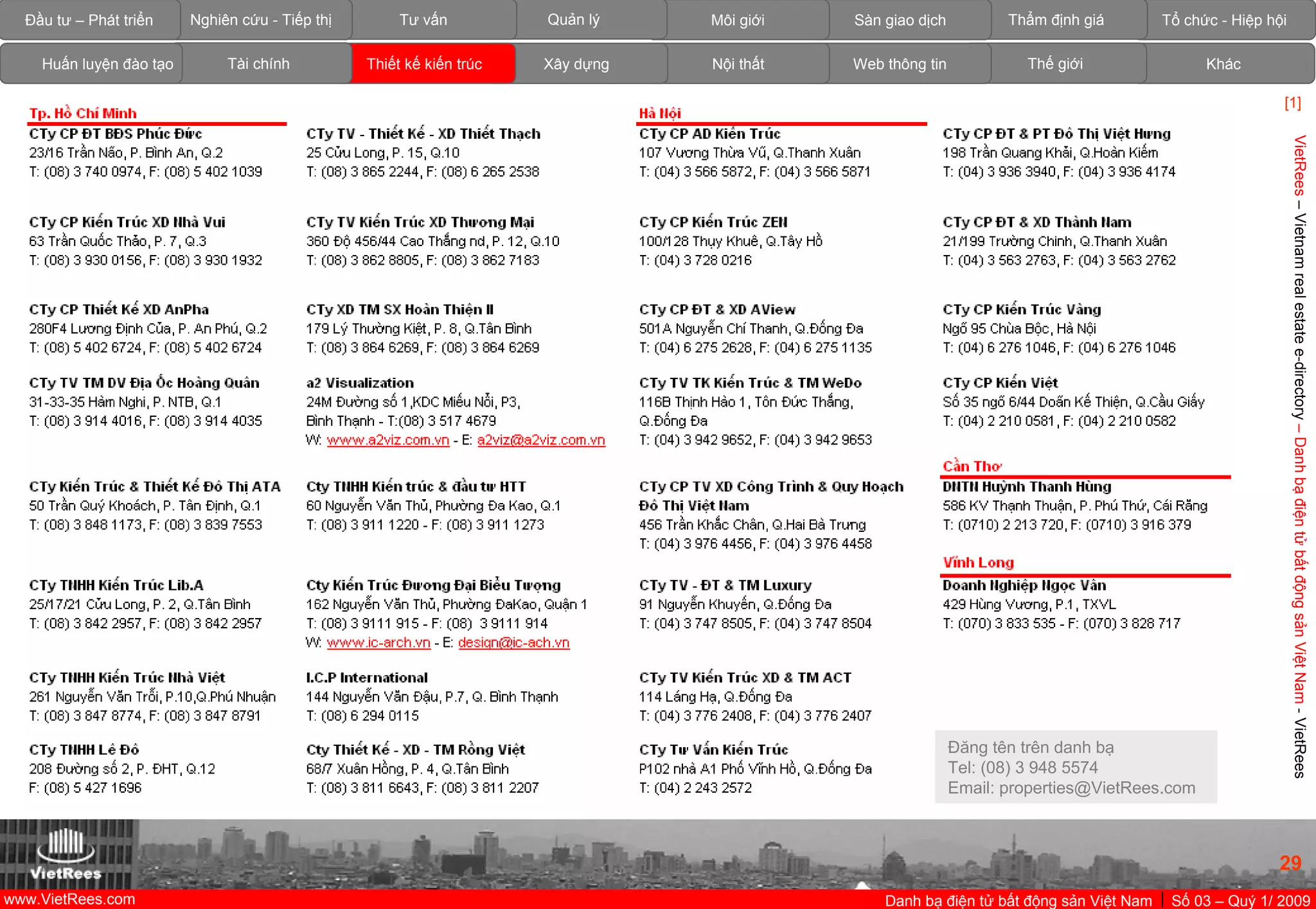 VietnamRealEstate_E-Directory_VN_Q1_2009