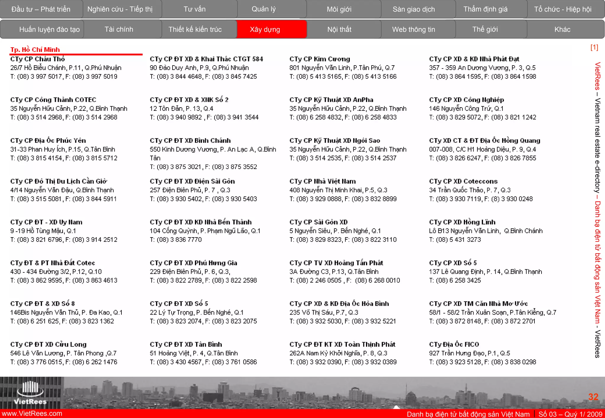 VietnamRealEstate_E-Directory_VN_Q1_2009