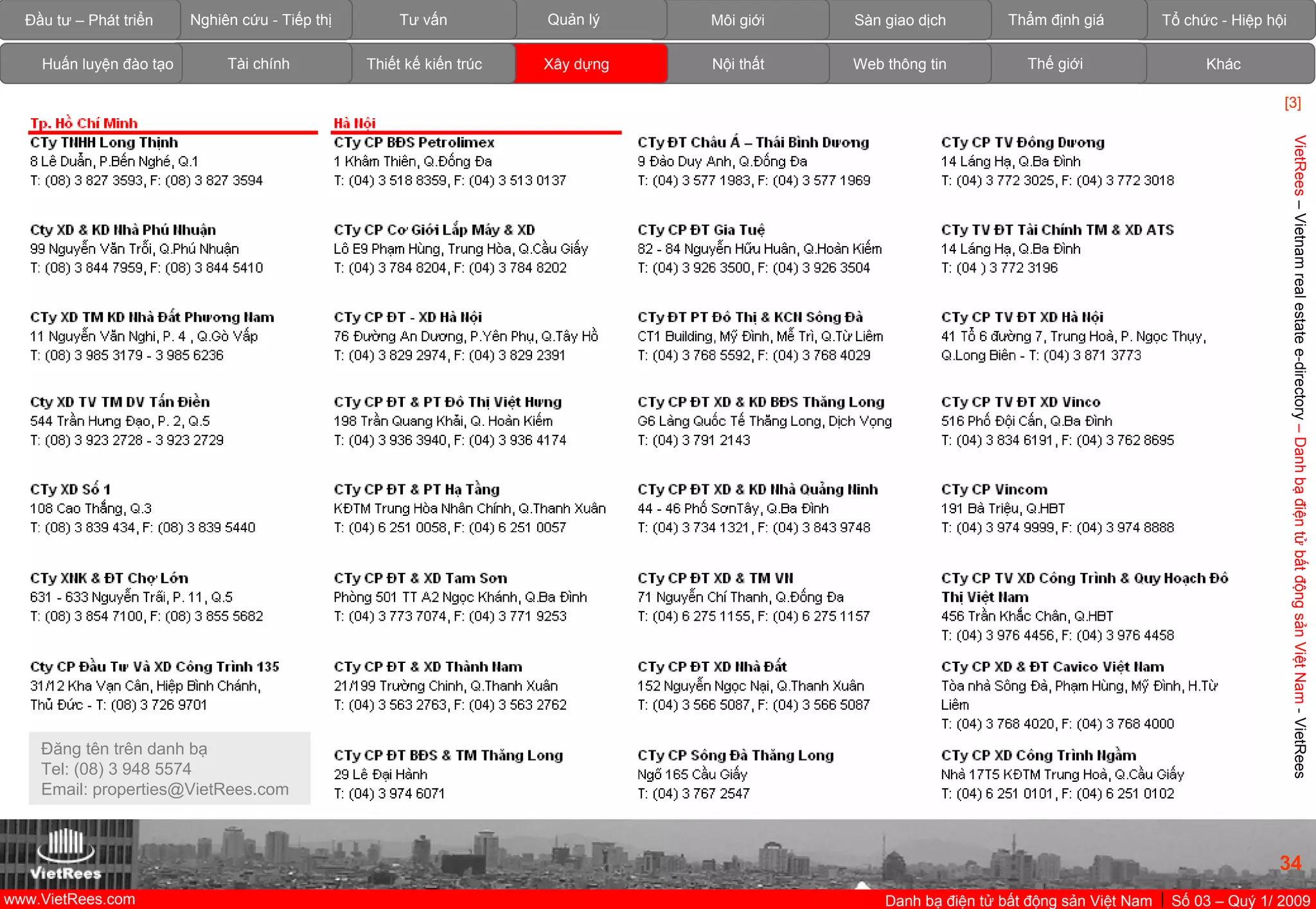 VietnamRealEstate_E-Directory_VN_Q1_2009