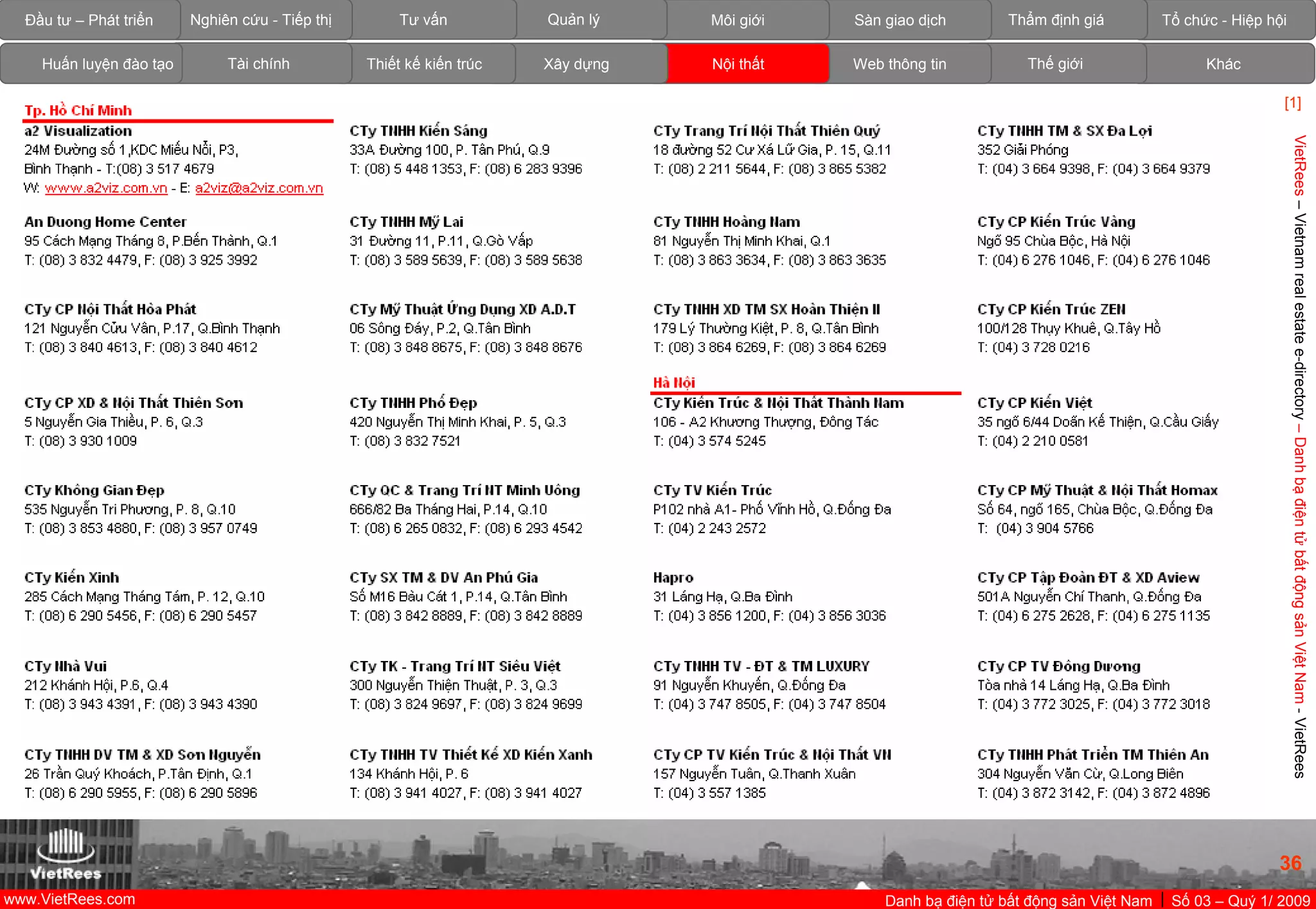 VietnamRealEstate_E-Directory_VN_Q1_2009