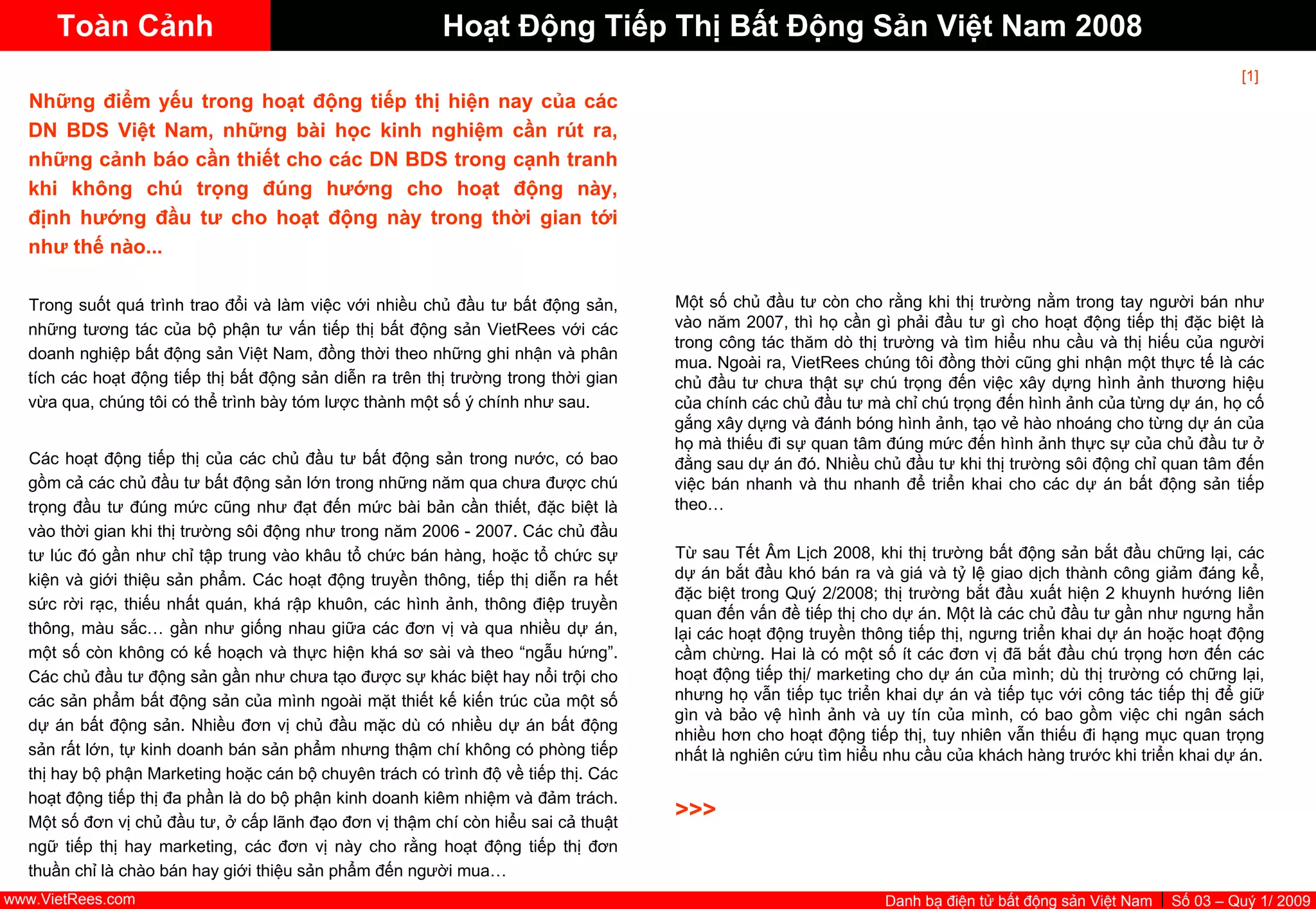 VietnamRealEstate_E-Directory_VN_Q1_2009