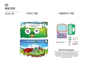 -오엑스 게임 -퍼즐맞추기 게임
07
매체 전략
모바일 게임
 