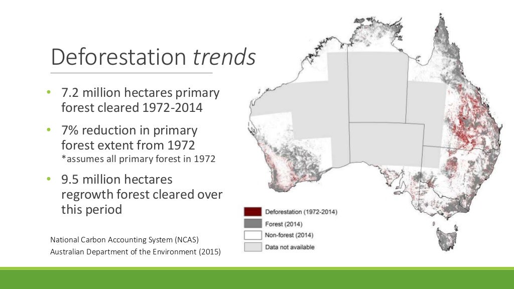 Deforestation in Australia drivers, trends and policy responses