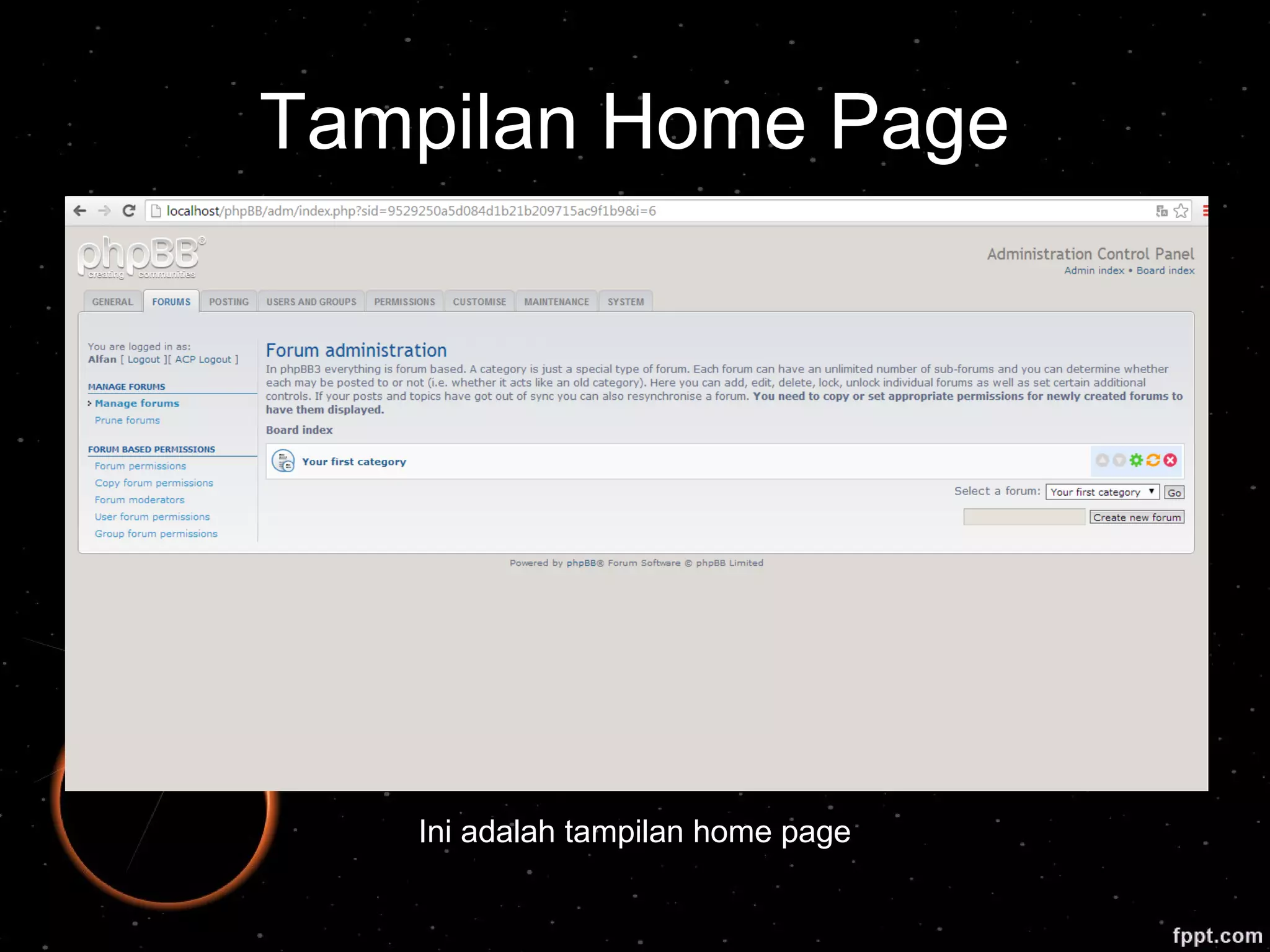 Tampilan Home Page
Ini adalah tampilan home page
 