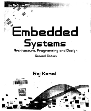 Embedded Systems Architecture Programming and Design 2nd Edition Raj ...