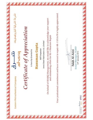 H. Gupta, NDT-Inspector