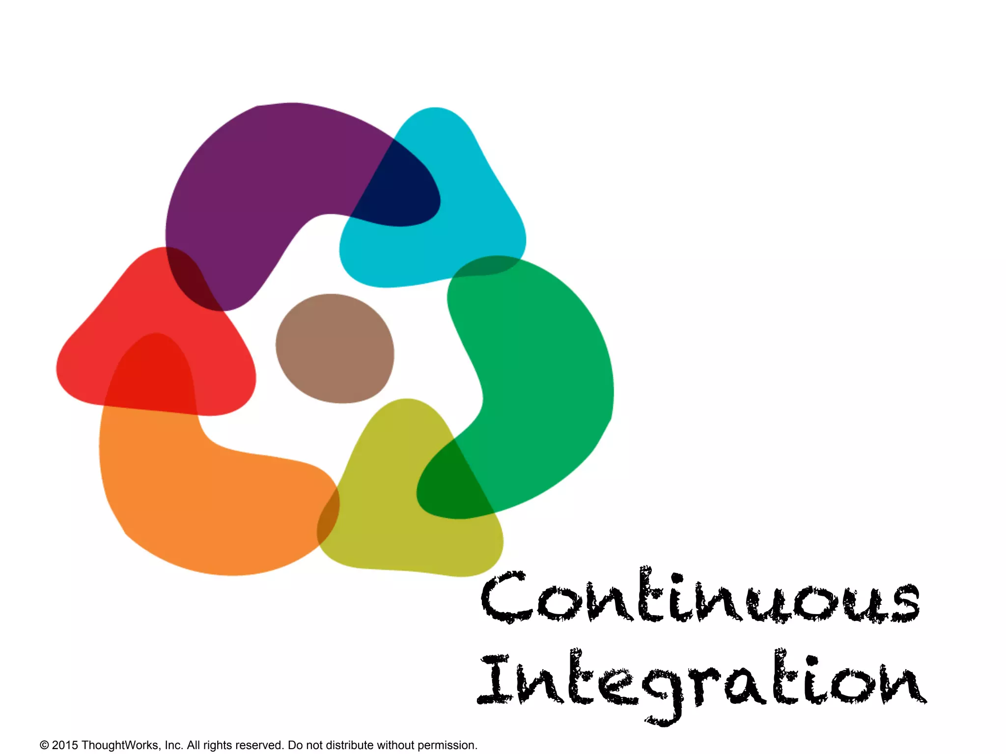 © 2015 ThoughtWorks, Inc. All rights reserved. Do not distribute without permission.
Continuous
Integration
 
