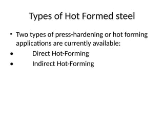 Comprehensive Overview of Advanced High Strength Steel (AHSS) Types and ...