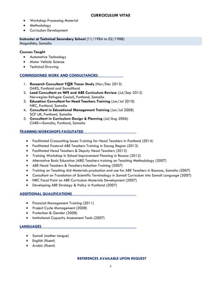 Musa Cv Jamal Hassan Musa (CV 2015) | PDF