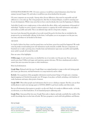 2004 google annual report | PDF