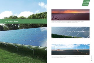 汉
能
产
品
手
册
64 65
3.1	 Utility Scale Qinghai Hainan prefecture thin-film ground power generation project (installed capacity: 150MWP /
amorphous silicon thin-film panels / phase one (50MWP) was completed in 2012)
Greek thin-film ground power generation project (installed capacity: 4MWP / amorphous silicon thin-
film panels / completed in 2012)
Ningxia Wuzhong thin-film ground power generation project (installed capacity: 20MWP / amorphous
silicon thin-film panels / completed in 2012)
UtilityScale
03
REFERENCES
Chapter
 