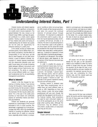 2008 - Back to the Basics Understanding Interest Rates, Part 1
