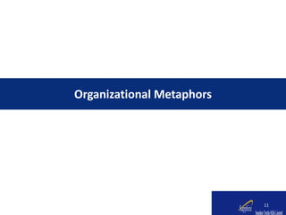 Organizational Metaphors
11
 