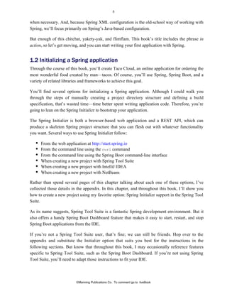 Spring In Action PDF Spring in Action - Sixth Edition (MEAP V04) Craig Walls download | PDF
