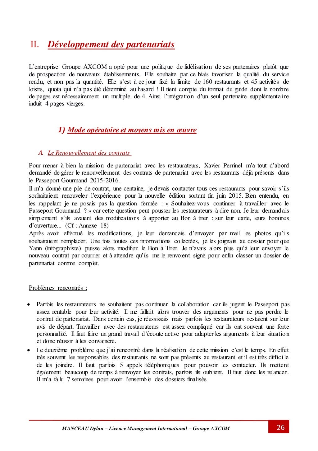Rapport de Stage Licence 3