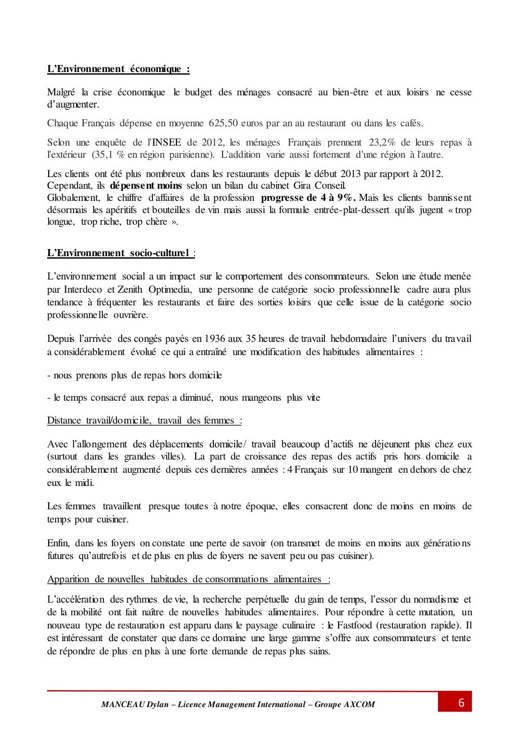 Rapport de Stage Licence 3