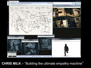 CHRIS MILK – “Building the ultimate empathy machine”
 