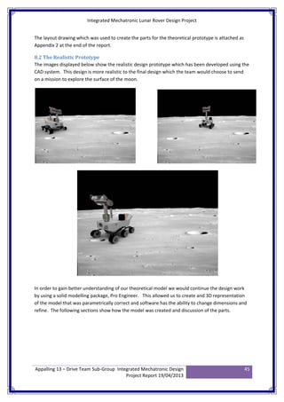 Moon Rover Project | PDF